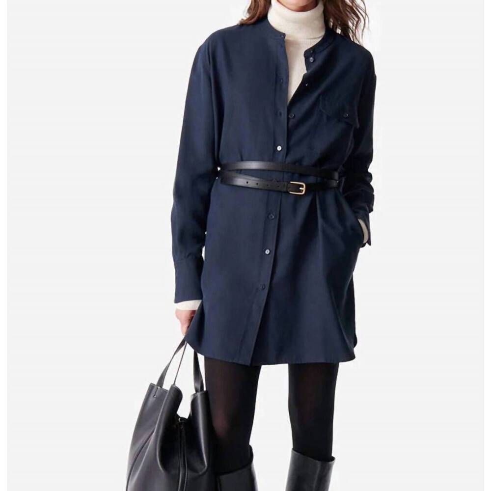NEW VANESSABRUNO dao dress in navy